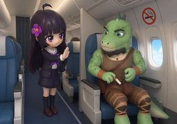 ~ is prohibited on board.のイラスト