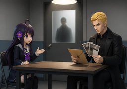 make a false chargeのイラスト