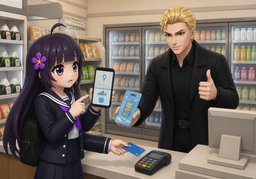 ~ are convenient when traveling in ~.のイラスト