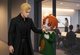 watch ~'s backのイラスト