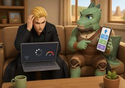 You should upgrade ~.のイラスト