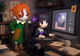 You can't rush art.のイラスト