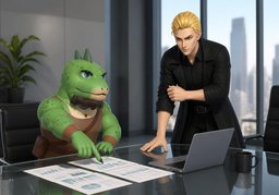 I'll make sure ~ gets done.のイラスト
