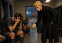 ~ lost by a landslide.のイラスト
