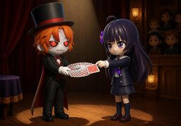 Pick a card, any card.のイラスト