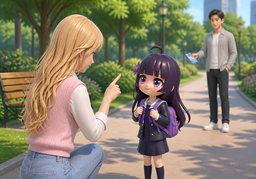 Don't talk to ~.のイラスト