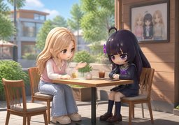 We never talk anymore.のイラスト