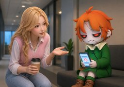 No such luck.のイラスト