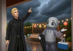 It's anybody's guess.のイラスト