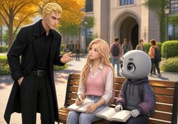 What brought ~ together?のイラスト