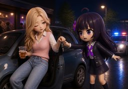 ~ get a DUI.のイラスト
