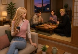 playing cards with ~のイラスト