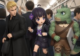 Coming through.のイラスト