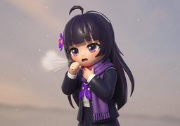 干咳のイラスト