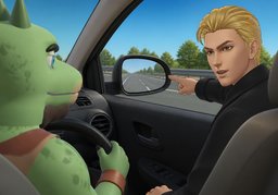 No ~ traffic.のイラスト