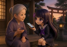 ~ is an oral tradition.のイラスト