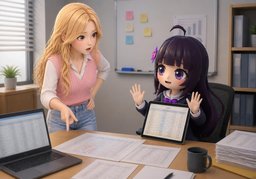 Are you insinuating ~?のイラスト