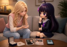 Why did ~ get divorced?のイラスト