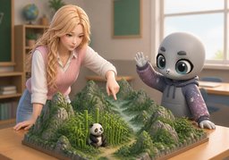 Where is ~'s native habitat?のイラスト