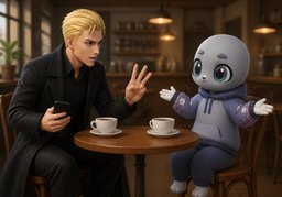 Anytime is fine.のイラスト