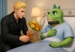 Best wishes for a speedy recovery.のイラスト