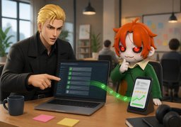 ~ get high ratings.のイラスト