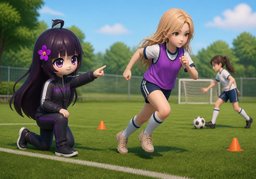 ~ create a scoring opportunity.のイラスト