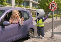 No parking.のイラスト