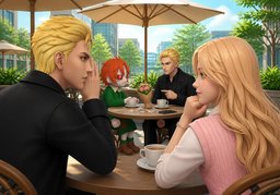 Trouble in paradise.のイラスト