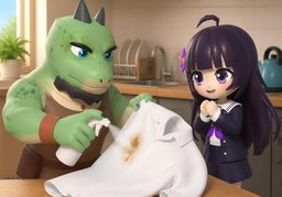 ~ get stains out.のイラスト