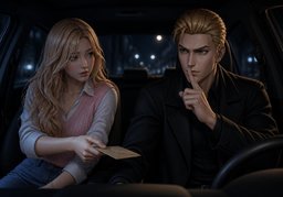 Don't say another word.のイラスト