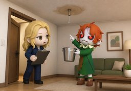 There wasn't any damage from ~?のイラスト