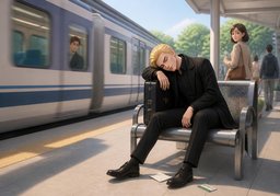 I dozed off while ~.のイラスト