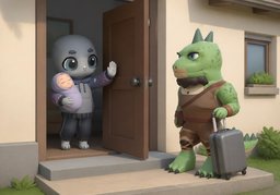 不送のイラスト