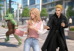 Someone snatched my ~.のイラスト