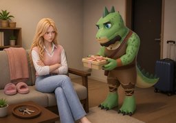 You ungrateful ~!のイラスト