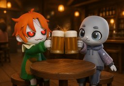 Bottoms up!のイラスト