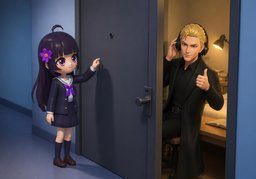 ~ knock once.のイラスト