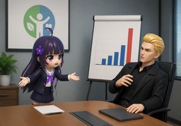 Isn't ~ a contradiction?のイラスト
