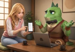 We couldn't identify ~.のイラスト