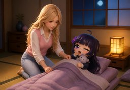 Sleep tight.のイラスト