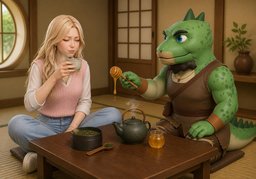 ~ taste bitter.のイラスト