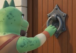 Illustration for heurtoir (door knocker)