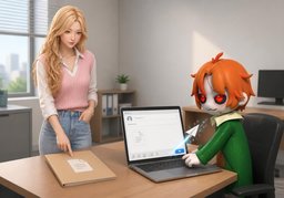 Please give me ~.のイラスト