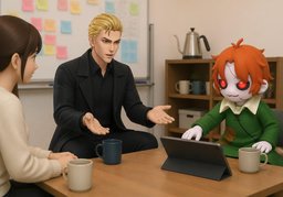 Why don't we ~?のイラスト