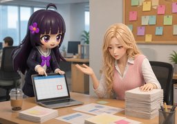 It's hard to ~.のイラスト