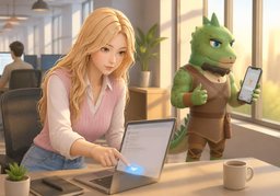 I'd appreciate ~.のイラスト