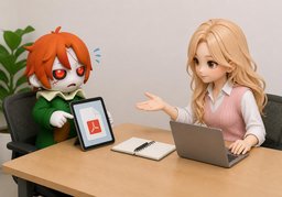 We can support you with ~.のイラスト