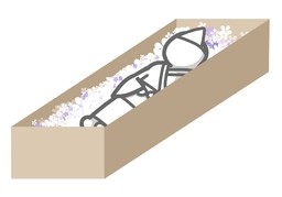 逝世のイラスト