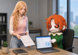 Could you send this by ~?のイラスト